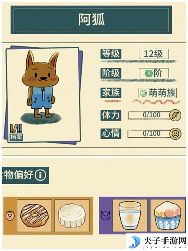 晚安森林动物喜好大全