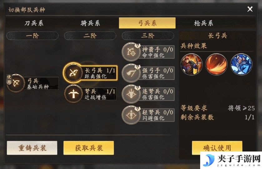 《王于兴师》兵种介绍